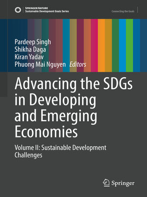 cover image of Advancing the SDGs in Developing and Emerging Economies